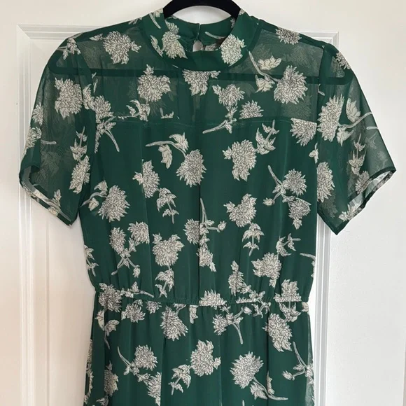 Lulu's Green Sheath Midi Dress for Weddings - Picture 5 of 5